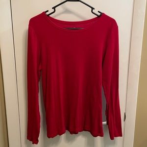 St. John’s Bay Red Long Sleeve Shirt